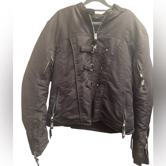 Xelement Women’s Motorcycle Advanced Gear Jacket Coat Zip Out Black SZ 2XL EUC - Picture 1 of 16
